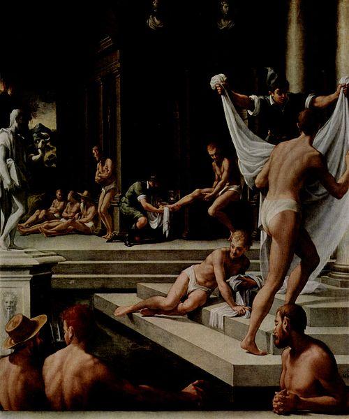Girolamo Macchietti Baths at Pozzuoli Germany oil painting art